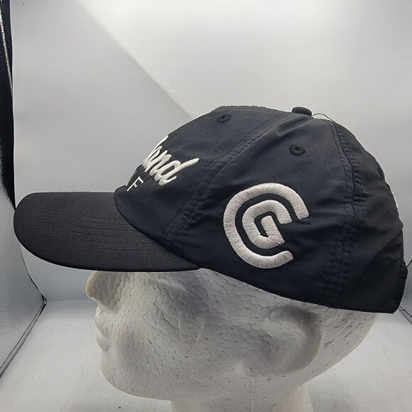 Cleveland Golf Black Adjustable Baseball Hat Cap Outdoors Lightweight Breathable - Picture 2 of 10